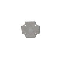 Bud Industries HDX-76603 ແຜ່ນພາຍໃນອາລູມິນິມ ແຜ່ນພາຍໃນອາລູມິນິມ (2.2 x 2.2 x 0.1)