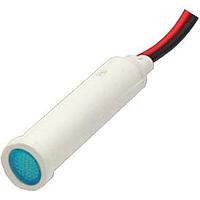 Mallory Sonalert FL1P-8QW-1-B3V ຕົວຊີ້ວຈະພາບຕອນຕິດຕູ້ LED BLU 8MM SNAP 3VAC/DC