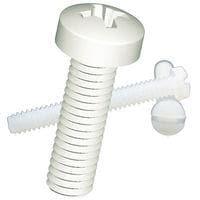 Essentra Components 010832F200 ກຸ່ມສະກຣູວຽກເຄື່ອງຈັກ Fillister Slotted Screw, #8-32 Thread, 2 Lg