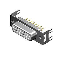 Molex / FCT 173109-1461 ຕໍ່ຕໍ່ D-Sub - ຄວາມໜາແຮງມາດຕະຖານ FCT DSUB STR PC RCPT 25 PN ມີ LATCHLOCK