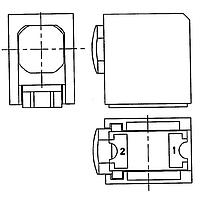 Dialight 595-2201-01-3HF ຕົວບອກກະແຜ່ນວົງຈອນ LED 2mm, ສີຂຽວ ຊຸດ PRISM