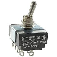Carling Technologies IK250-73 ສະຫນັບສະຫນູນ Toggle Switch 4PST ON NONE ON OFF-NONE-ON
