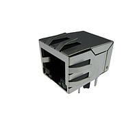 Adam Tech MTJ-88TX1-FSD-PG-D1LH-M81 ມອດູເລີລ MODULAR JACK 8P8C RA SG BK SHLD