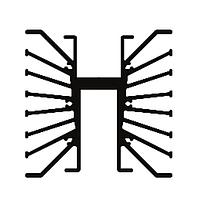 Wakefield Thermal 125577 ການຕັດຕິດຕາມຄວາມຍາວ Flatback Extrusion, 12", 10.827" ກວ້າງ, Flatback Heat Sink 19572