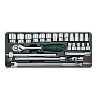 TOPTUL GCAT2404 ດຣ. Flank Socket Set (1/2", 24 pcs)