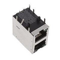 Adam Tech MTJG-2-88J11-V-FSG-L36-M268Y ໂມດູລາ RJ45 2X1,1000M, ມີ LED
