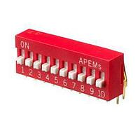 APEM NDA10TV ສະຫນັບ DIP SWITCH DA RIGHT ANGLE