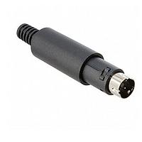 Adam Tech MDP-003 ປລັກ CONN PLUG MALE MINI DIN 3P SILV
