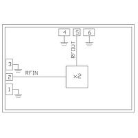 Analog Devices HMC1105-SX GaAs MMIC Passive 40-80GHz X2 Passive mult