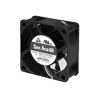 Sanyo Denki 9RA0612P4S001 ພັນລະຫັດ Axial DC Axial Fan, 60x60x25mm, 12VDC, Low Noise, Tachometer, PWM