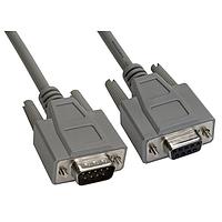 Amphenol Cables on Demand CS-DSPMDB09MF-002.5 ສາຍ D-Sub CABLE DB9M/F DBL SHLD 2.5