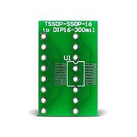 Mikroe MIKROE-305 ອາແດບເຕີ TSSOP-SSOP-16 ເປັນ DIP16-300mil Adapter