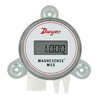 Dwyer MSX-W23-IN-LCD MSX Magnesense® ຕົວສົ່ງສັນຍານຄວາມດັນຕ່າງ, 32 ຊ່ວງ, ອອກສອງທາງ (Differential, 28 inH₂O, Stepped Barb Fitting, 1/8 in, 3/16 in, 1/4 in, IP66, NEMA Type 4X, UL94 V-0, UL 2043 (Plenum))