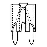 Eaton Bussmann BK/1A5600 ຄລິບຟິວສໍ່ສຳລັບຂະໜາດ 5mm