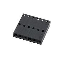 Molex 50-57-9006 ຮູງຮັບ Receptacle HSG 6P ບັນດາດຽວ ບໍ່ມີຂະໜາດຂອງຂອງ
