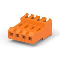 AMP Connectors - TE Connectivity 3-641168-4 ການປະກອບ Receptacle 04P MTA156 ASY 18AWG ORA LF