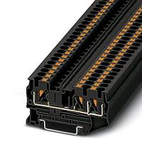 PHOENIX CONTACT 3211255 ບລັອກຕິມເນີລະບົບລົດ DIN PT 4-TWIN BK