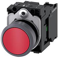 SIEMENS 3SU11300AB201BA0 ປຸ່ມກົດ PUSHBUTTON, MOM, ແດງ, ລົງລົງ