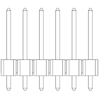 Molex 87891-0808 ພິນເຮດເດີ 2.54MM PITCH SRSW T/H HEADER 8 CKT