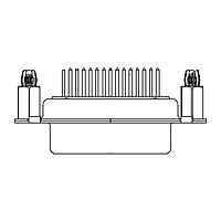 Molex / FCT 173109-1963 ຮອບຮອງ FCT DSUB STR PC RCPT 50 PN ມີ SNAPIN