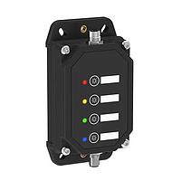 Banner Engineering LCA130T4KQ ກະຕ່າຄວບຄຸມແສງ Light Control Box IO-Link Touch Controller, 4-Output Wireless 900MHz, 18-30 VDC, 4-Touch Cntrl Mod