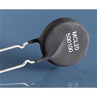 Ametherm MCL20 500100-A PTC 19mm 1ohms 20A ສາຍພາຍໃນທີ່ມີການດັບມຸມ