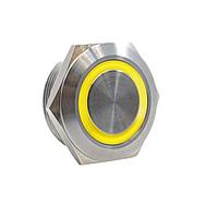 E-Switch SV8F23SS-351 ປ້ອງກັນການທຳລາຍ ANTI-VANDAL, 2A 36VDC, SPST Off-(On), ຕິດຕັ້ງບົດຄວາມ, ການບັນດາດດ້ານໜ້າ