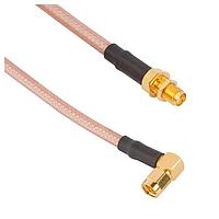 Amphenol RF 135111-07-12.00 ສາຍສະບັບ RF SMA R/A ເປັນ Jack RG142 12in