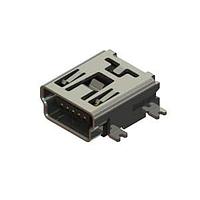 EDAC 690T205-66B-211 ຕົວເຊື່ອມ Mini USB Type B USB Type-B Mini 30 " Au plating right angle SMT LCP insulator blk