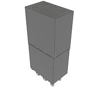 Samtec ESW-103-33-L-D Stackthrough .100" ລາຍປະກອບປຸ່ມຊ່ອງສູງ