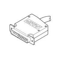 AMP Connectors - TE Connectivity 5206390-1 ປະກອບປ້ອງກັນການດຶງຂອງ Strain Relief Backshell DSUB ACC: B CABLE CLAMP