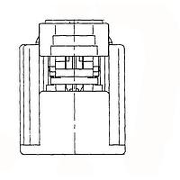 Yazaki 7283557010 ຮູງຮັບການເຊື່ອມຕໍ່ CONN 4P YESC ສີແດກດຳ