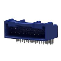 Molex 501876-2444 ຮອດເດີແລະຮ້ອງສາຍ 2mm iGrid Hdr DR RA TH PosLk 24Ckt ສີຟ້າ