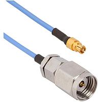 Amphenol SV Microwave 7016-0068 ການປະກອບສາຍ RF 2.4mm M ເຖິງ SMPM F 0.047 ສາຍ 6 ນິ້ວ