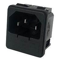 Adam Tech IEC-G-2 ປາກເຂົ້າ .250" QUICK CON TERM MALE INLET