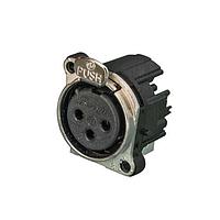 NEUTRIK NC3FBHL1-0 ຕົວເຊື່ອມຕໍ່ 3P F RECEPT B SERIES FPCBH RTPIN 1 GRD TG