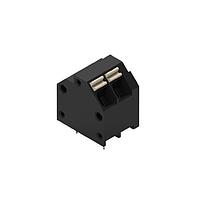 Wurth Elektronik 691809320302 ບລັອກຂໍ້ຕໍ່ຄົງທີ່ WR-TBL 3.81mm pitch Modular THR ສີດຳ 45 ອົງສາ Dual Pin ທາງເຂົ້າສາຍສອງຂາຍບໍ່ມີການສອດດັບ Push In 2P