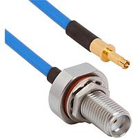 Amphenol SV Microwave FBSMA-085-P12DSMPM-180 ສາຍສະບັບ RF SMA BKHD F SMPM (ຂະໜາດ 12) 18" Cable