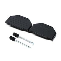 AMP Connectors - TE Connectivity 5-885000-3 ຊຸດປົກຄຸມ 25P D-SUB COVER #4-40 UNC JACKSCREW