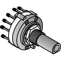 Alpha (Taiwan) SR2611F-0108-21F5B-D8-N ສະຫນັບສະຫນູນການຫຼຽນສອງ 1 POLE 8 POS D SHAFT