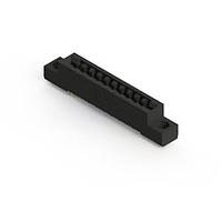 EDAC 357-020-542-204 ມີ Flanges 20P .156" x .200" ສີດຳ