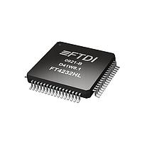 FTDI Chip FT4232HL-REEL ບຣິຈ, USB ເປັນ UART USB HS ເປັນ Quad UART/ SPI/JTAG/I2C LQFP-6