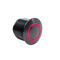 E-Switch PVA6RE24111 ປ້ອງກັນການທຳລາຍ Anti-vandal, SPST, Off-(On), ຕິດຕັ້ງບ່ອນປະຕູ, ດ້ານໜ້າ, ສີດໍາ, LED, ສີແດງ, IP67