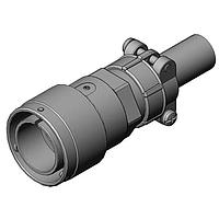 JAE Electronics JK06EH03PN1-F0 ຕົວເຊື່ອມຕໍ່ Circular MIL Spec 3 ຕຳແໜ່ງ, ກະດູກ, ປຸ່ມຢືດສາຍ