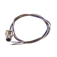 Amphenol CONEC 43-01088 ປຸ່ມຊ່ອງ M12 ຜູ້ຊາຍ MALE SOCKET M12X1 ມີສາຍສັນຍານ ຕິດຕັ້ງຫຼັງ PG9