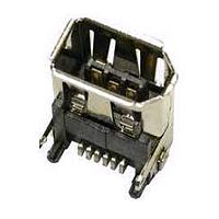 EDAC 690-008-621-013 ຕົວເຊື່ອມ USB ປະເພດ A 2.0 ປະເພດ A ຄູ່ຊັ້ນຕຽງຮອງຮອບ R/A