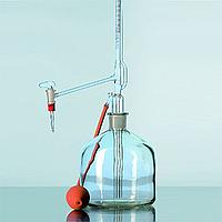 DURAN Buret 50ml Buret tự động khóa TT 50ml, 0.1, kèm chai 2l và quả bóp