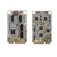 IEI Technology MPCIE-UART-KIT01-R20 PCIe ເປັນ RS-232/422/485 PCI Express Mini ສະຫນັບສະຫນູນມູນລະຫັດ Quad RS-232/422/485 Port module, ຂະໜາດເຕັມ, RoHs