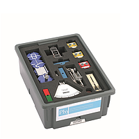 PHYWE 25266-88 ນັກສຶກສາຊຸດໄຟຟ້າ/ເອເລັກໂຕຼນິກ 2 ທີ່ມີຕຶກອາຄານ