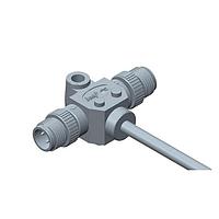 Amphenol LTW SS-040400-MM0-TSA03 ສາຍສະເຊັນ M Series ສ່ວນຕໍ່ Sensor, ສາຍ T, ເຫຼັ້ມກະເທດ, ລະຫັດ A, 4A, 04 ພິນ, (ສິ້ນ 1) ຜູ້ຊາຍ ຜູ້ຊາຍ, (ສິ້ນ 2) ຜູ້ຊາຍ ຜູ້ຊາຍ, ການດັບສະກັດດ້ວຍການສະກັດ, ຄວາມຍາວ 3000 mm, IP68